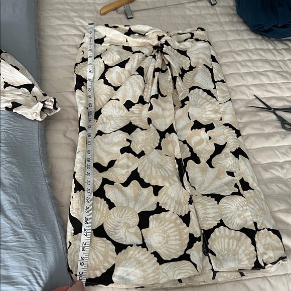 Linen Cotton blend top and skirt - Picture 7 of 10